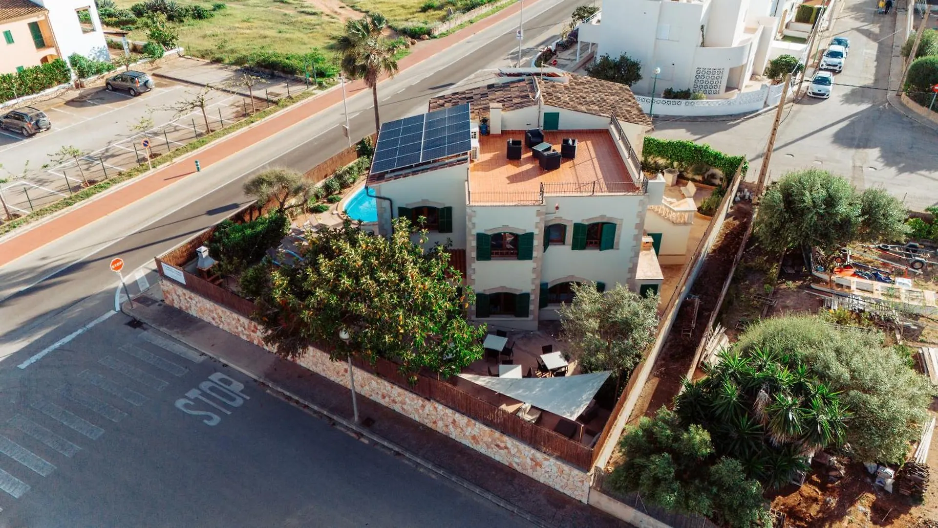 Apartmán Traumhafte Finca Auf Mallorca Mit Pool 1A Lage Direkt Am Meer Bei Es Trenc Bootstouren Auf Anfrage Moeglich Sa Ràpita Španělsko